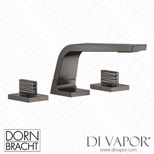 Dornbracht Cl.1 Three-Hole Basin Mixer without Pop-Up Waste - Brushed Dark Platinum Spare Parts