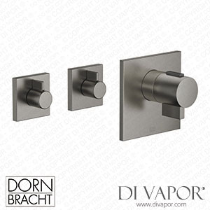 Dornbracht Symetrics xTool Thermostat Module 36503985 99_1_36607985 99_3 - Brushed Dark Platinum Spare Parts