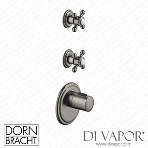 Dornbracht Madison xTool Thermostat Module with 2 Valves 36503977 99_1_36607361 99_2 - Brushed Dark Platinum Spare Parts