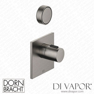 Dornbracht Cyo xTool Thermostat Module with 1 Valve 1/2 - Brushed Dark Platinum Spare Parts