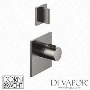 Dornbracht Mem xTool Thermostat Module with 1 Valve 36501780 99_1_36607782 99_1 - Brushed Dark Platinum Spare Parts