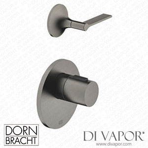 Dornbracht Vaia xTool Thermostat Module with 1 Valve 36501979 99_1_36607819 99_1 - Brushed Dark Platinum Spare Parts