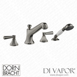 Dornbracht Madison Bath Shower Set for Bath Rim Or Tile Edge Installation - Brushed Dark Platinum Spare Parts