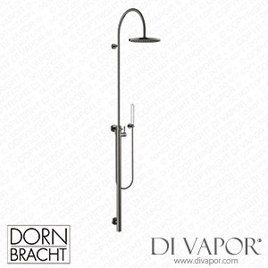 Dornbracht Series Specific Shower System with Single-Lever Shower Mixer without Hand Shower 26024661 99_1_28019979 99_1 - Brushed Dark Platinum Spare Parts