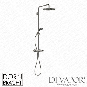 Dornbracht Series-Various Showerpipe with Shower Thermostat 34460979 99_1_28018979 99_1 - Brushed Dark Platinum Spare Parts