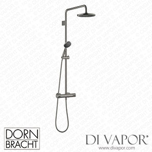 Dornbracht Series-Various Showerpipe with Shower Thermostat 34459979 99_1_28015979 99_1 - Brushed Dark Platinum Spare Parts