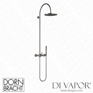 Dornbracht Vaia Showerpipe with Shower Mixer 26632809 99_1_28019979 99_1 - Brushed Dark Platinum Spare Parts