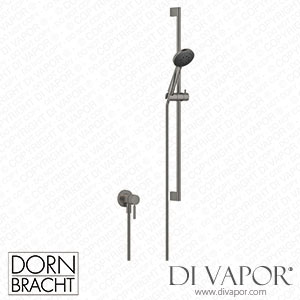 Dornbracht Series Specific Concealed Single-Lever Mixer with Integrated Shower Connection with Shower Set 36013660 99_1_28018979 99_1 - Brushed Dark Platinum Spare Parts