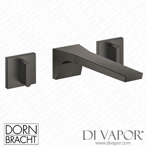 Dornbracht Cl.1 Wall-Mounted Basin Mixer without Pop-Up Waste - Brushed Dark Platinum Spare Parts
