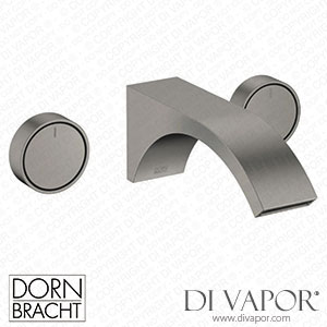 Dornbracht Cyo Wall-Mounted Basin Mixer without Pop-Up Waste - Brushed Dark Platinum Spare Parts