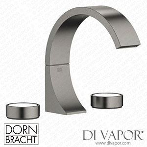 Dornbracht Cyo Three-Hole Basin Mixer with Pop-Up Waste - Brushed Dark Platinum Spare Parts