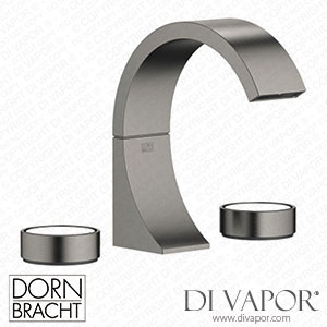 Dornbracht Cyo Three-Hole Basin Mixer with Pop-Up Waste - Brushed Dark Platinum Spare Parts