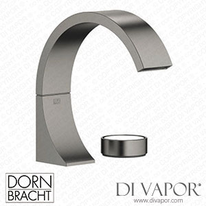 Dornbracht Cyo Two-Hole Basin Mixer without Pop-Up Waste - Brushed Dark Platinum Spare Parts