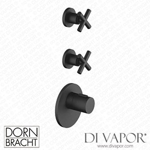 Dornbracht Meta xTool Thermostat Module with 2 Valves - Matte Black Spare Parts