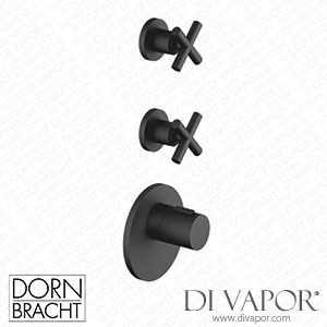 Dornbracht Tara xTool Thermostat Module with 2 Valves - Matte Black Spare Parts