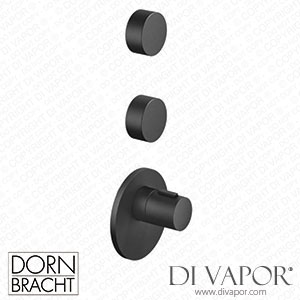 Dornbracht Meta xTool Thermostat Module with 2 Valves 36503979 33_1_36607740 33_2 - Matte Black Spare Parts