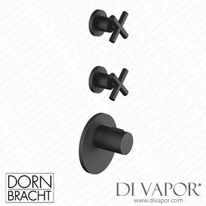 Dornbracht Tara xTool Thermostat Module with 2 Valves 36503979 33_1_36607892 33_2 - Matte Black Spare Parts