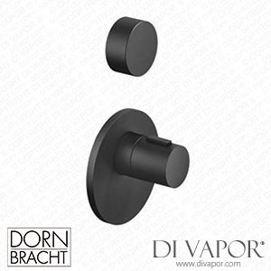 Dornbracht Meta xTool Thermostat Module with 1 Valve 36501979 33_1_36607740 33_1 - Matte Black Spare Parts