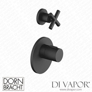 Dornbracht Tara xTool Thermostat Module with 1 Valve 36501979 33_1_36607892 33_1 - Matte Black Spare Parts