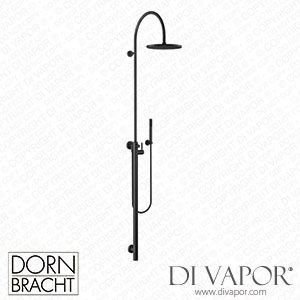 Dornbracht Series Specific Shower System with Single-Lever Shower Mixer without Hand Shower 26024661 33_1_28019979 33_1 - Matte Black Spare Parts