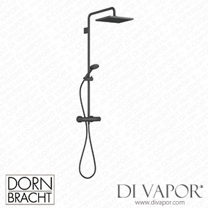 Dornbracht Symetrics Showerpipe with Shower Thermostat 34459980 33_1_28018979 33_1 - Matte Black Spare Parts