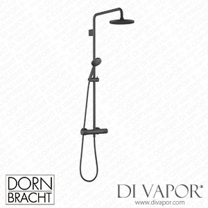 Dornbracht Series-Various Showerpipe with Shower Thermostat 34459979 33_1_28015979 33_1 - Matte Black Spare Parts