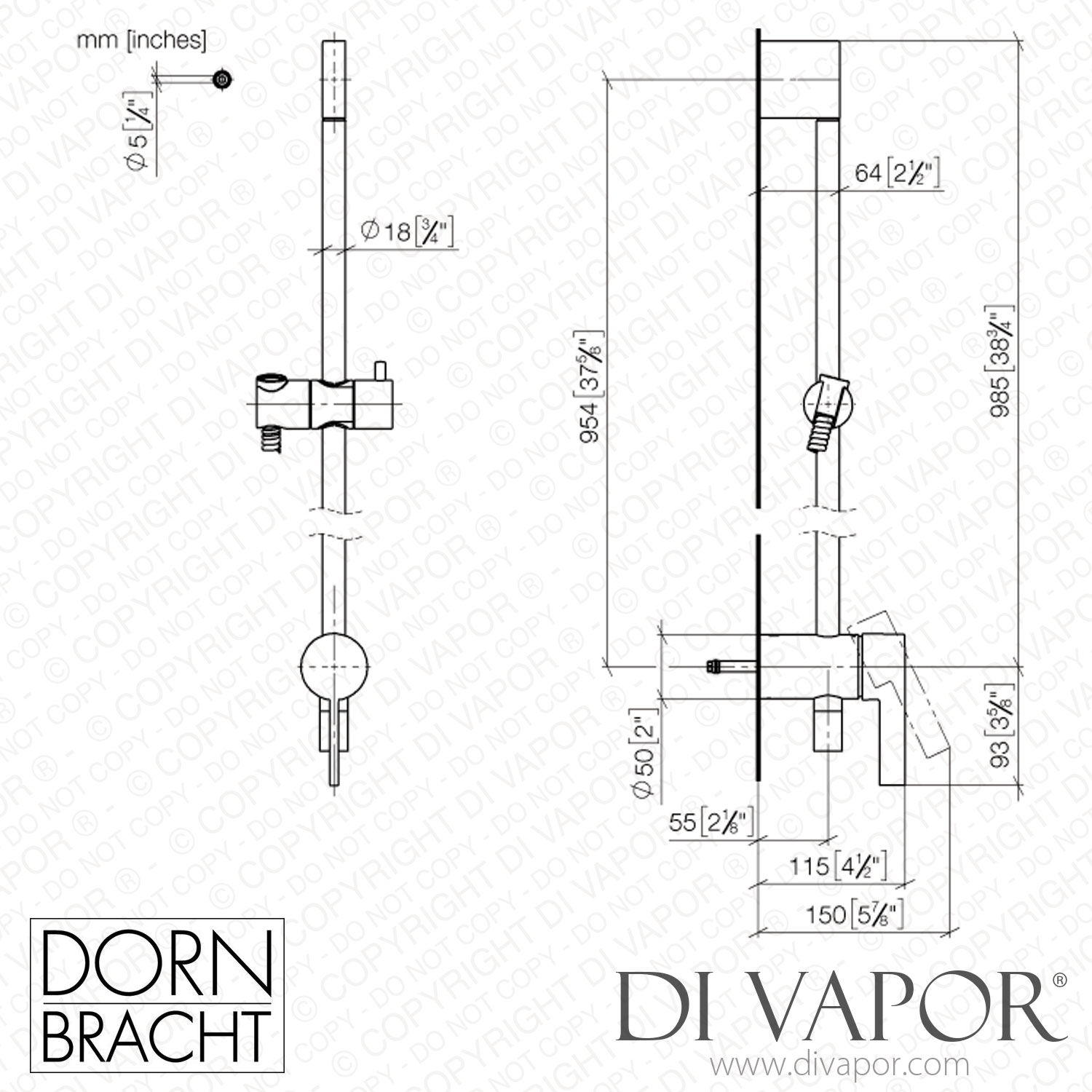 Dornbracht SeriesVarious Concealed SingleLever Mixer with Integrated