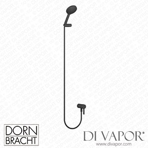 Dornbracht Series-Various Concealed Single-Lever Mixer with Integrated Shower Connection with Hand Shower Set 36002970 33_1_28017979 33_1 - Matte Black Spare Parts