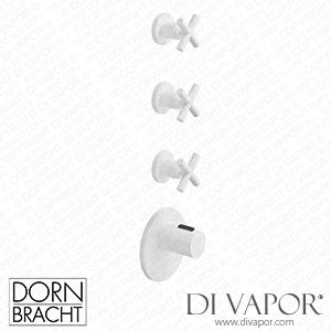 Dornbracht Tara xTool Thermostat Module with 3 Valves - Matte White Spare Parts