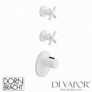 Dornbracht Tara xTool Thermostat Module with 2 Valves - Matte White Spare Parts