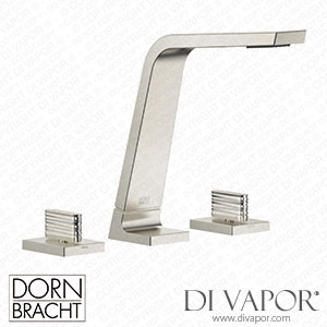 Dornbracht CL.1 Three-Hole Basin Mixer without Pop-Up Waste - Brushed Platinum Dorn Dv 1256 Spare Parts
