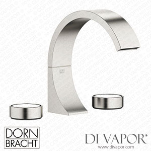 Dornbracht Cyo Three-Hole Basin Mixer with Pop-Up Waste - Brushed Platinum Dorn Dv 1297 Spare Parts