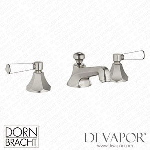 Dornbracht Madison Three-Hole Basin Mixer with Pop-Up Waste - Brushed Platinum Dorn Dv 1298 Spare Parts