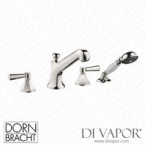 Dornbracht Madison Bath Shower Set for Bath Rim Or Tile Edge Installation - Platinum Dorn Dv 1305 Spare Parts