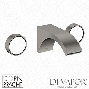 Dornbracht Cyo Wall-Mounted Basin Mixer without Pop-Up Waste - Brushed Dark Platinum Dorn Dv 1352 Spare Parts