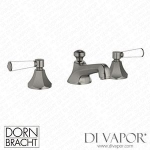 Dornbracht Madison Three-Hole Basin Mixer with Pop-Up Waste - Brushed Dark Platinum Dorn Dv 1354 Spare Parts