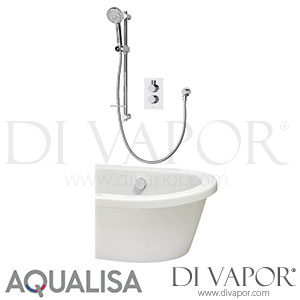 Aqualisa DRMDCV2.ADBTX.RND Dream Thermostatic Mixer Shower with Adjustable Head and Bath Fill Round Spare Parts