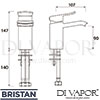 Bristan DSC BAS C Mixer Spare Diagram