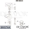 Bristan DSC BAS C Mixer Spare Tech Diagram