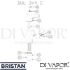 Bristan DUL 3 4 C Spare Tech Diagram