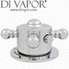 Temperature Control Handle for The Bath Co. Dulwich Thermostatic Shower Valves - DUL881C Compatible Spare