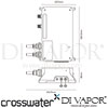 Crosswater DUOBSBLHP Diagram