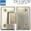 180 Degree Shower Hinge Door Bracket | Polished Satin Nickel Finish