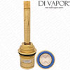 101mm 3/4 Inch On/Off Flow Ceramic Disc Cartridge - 24 Spline - Clockwise Open
