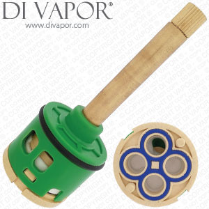 101mm 4-Way Diverter Cartridge 35mm Barrel Diameter with 64mm Spindle - 24 Splines - DVC787