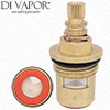 46mm 1/2 Inch On/Off Flow Ceramic Disc Cartridge - 20 Spline - Clockwise Open