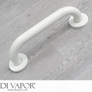 Grab Bar Rail - 350mm Hole to Hole - Stainless Steel with Nylon Finish