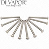 M4 x 40mm Long Thread Panhead Screw - Pack of 10