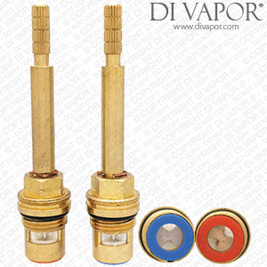 110mm 1/2 Inch Cartridge - 20 Spline - Hot & Cold Pair