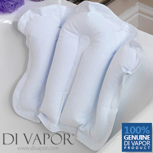 Inflatable Bath Pillow | Di Vapor PVC Bath and Spa Pillow with Strong Suction Cups